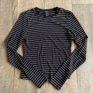 forever 21 striped long sleeve